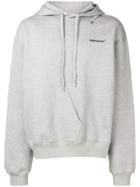 Ader Error Oversized Hoodie - Grey
