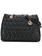 Quilted Shoulder Bag - Women - Leather - One Size, Black, Leather, Michael Michael Kors