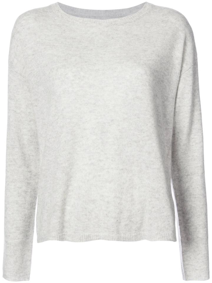 Nili Lotan Round Neck Sweater - Grey