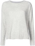 Nili Lotan Round Neck Sweater - Grey