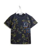 Dolce & Gabbana Kids Lemon Tree And Partridge Print T-shirt, Size: 8 Yrs, Blue