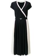 Valentino Wrap Effect Dress - Black