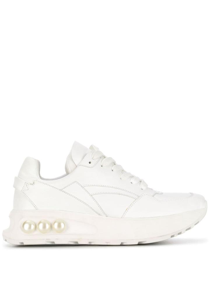 Nicholas Kirkwood Nkp3 Platform Lace-up Sneakers - White