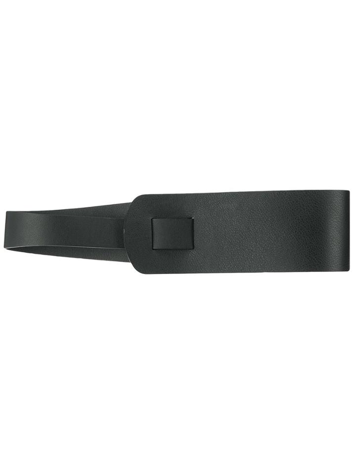 Erika Cavallini Buckle-free Belt - Black