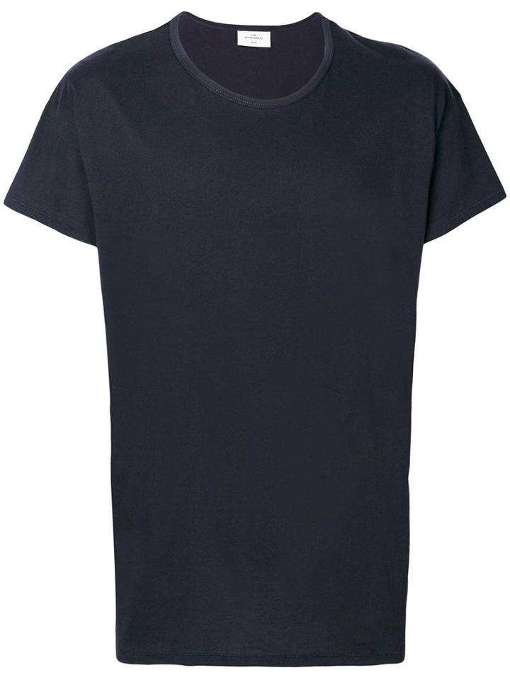 The White Briefs - Classic T-shirt - Men - Organic Cotton - L, Blue, Organic Cotton