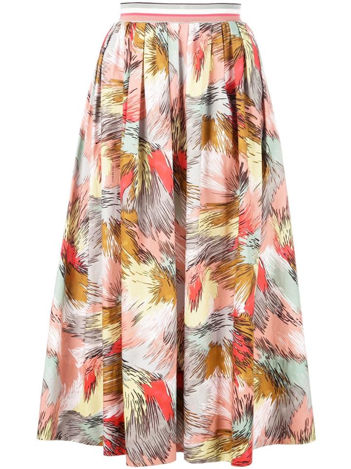 Missoni Printed Pleated Skirt - Multicolour