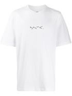 Oamc Logo Embroidered T-shirt - White