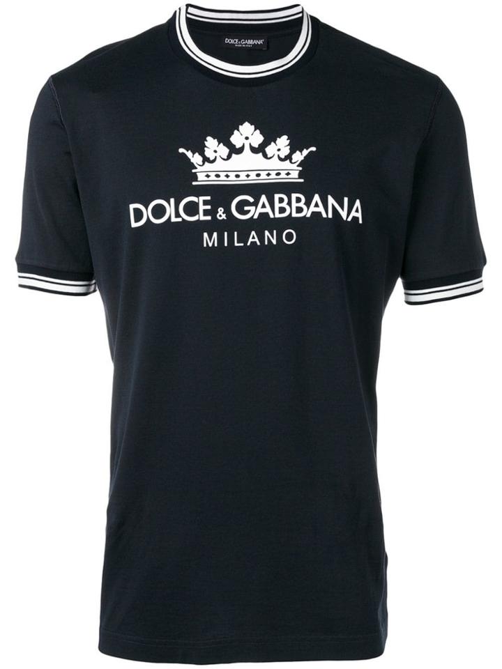 Dolce & Gabbana Milan Print T-shirt - Blue