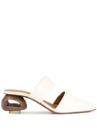 Neous Euanthe Mules - White