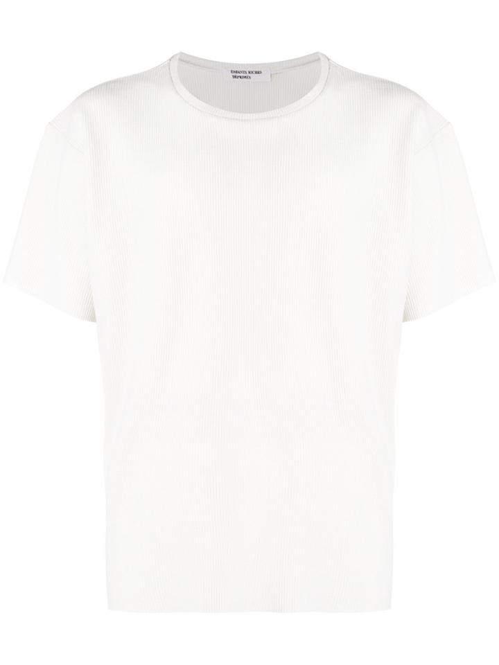 Enfants Riches Déprimés Pack Print Ribbed T-shirt - White