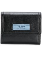Prada Etiquette Tri-fold Wallet - Black