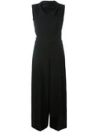 Maison Margiela Cropped Jumpsuit, Women's, Size: 42, Black, Viscose/virgin Wool