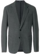 Giorgio Armani Textured Blazer - Grey