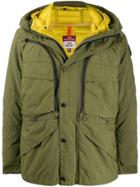 Parajumpers Stitched Panel Down Coat - Green