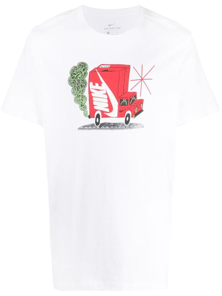 Nike Delivery Truck Print T-shirt - White