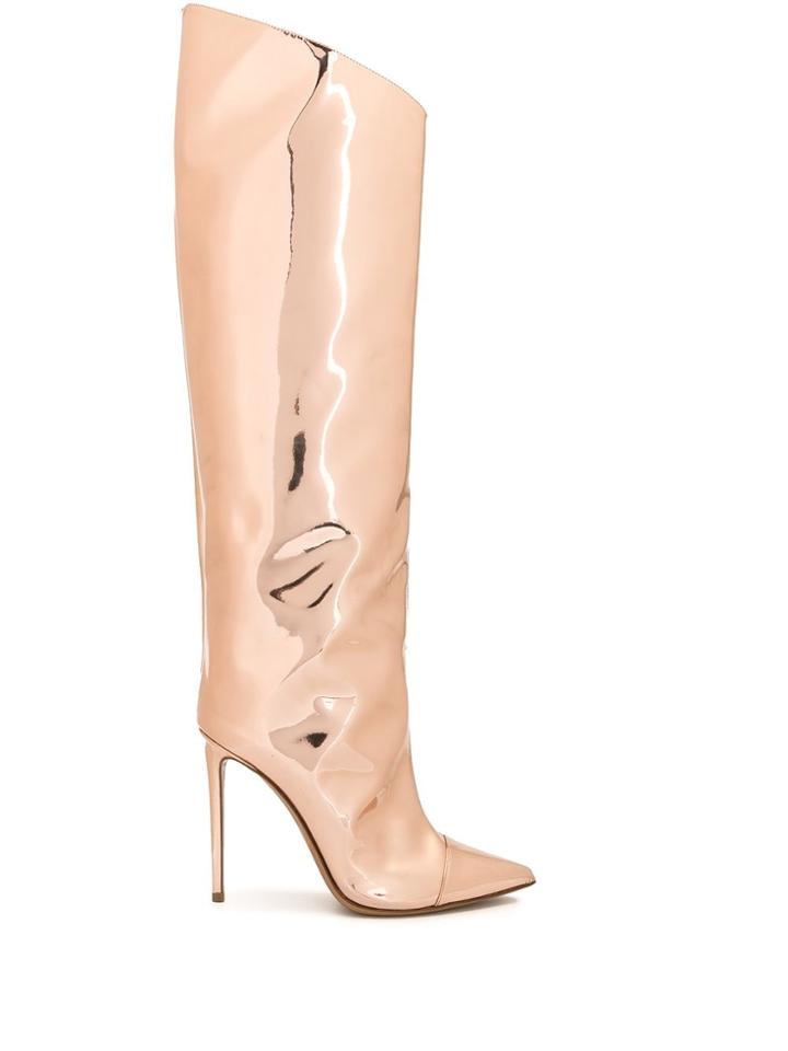 Alexandre Vauthier Alex 110mm Boots - Gold