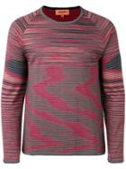 Missoni Striped Reversible Sweater - Grey