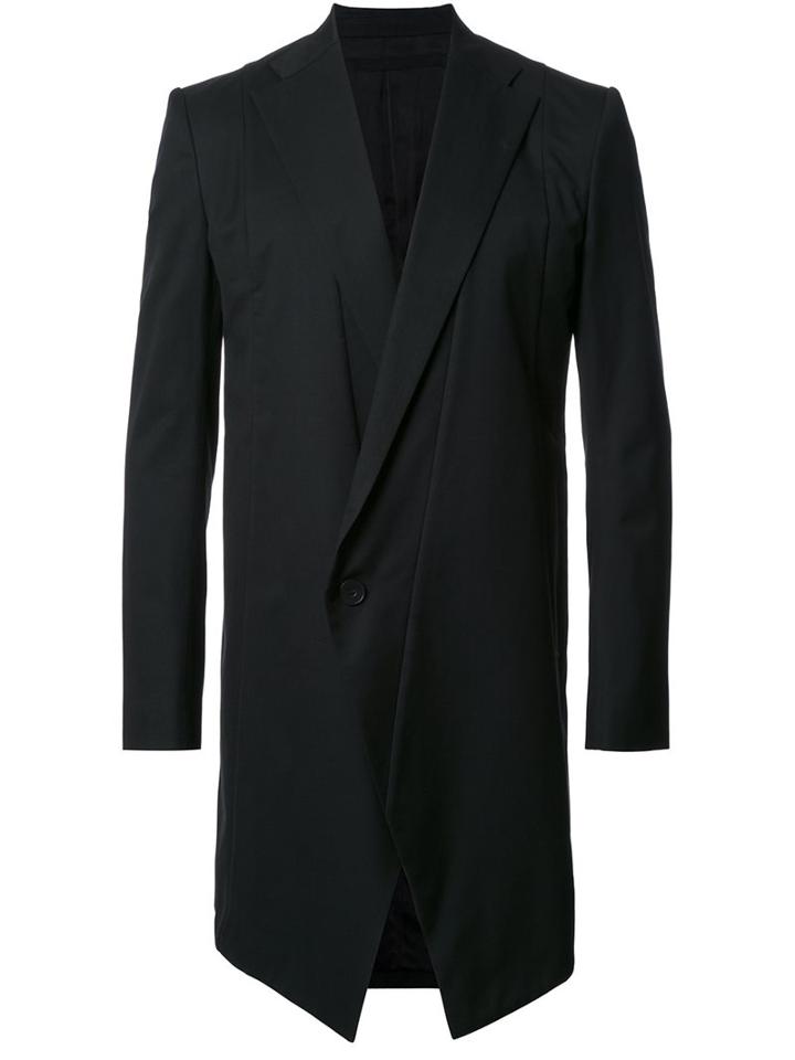 Julius Classic Tailored Jacket, Men's, Size: Iii, Black, Polyurethane/cupro/modal/wool