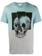 Alexander Mcqueen Skull Print T-shirt - Blue