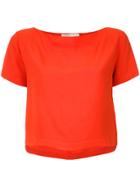 Lilly Sarti Cropped Loose Fit T-shirt - Red