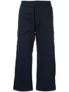 No21 Flared Cropped Trousers - Blue