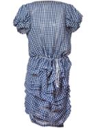 Comme Des Garçons Vintage Gingham Check Dress, Women's, Size: M, Blue