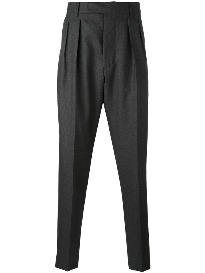 Officine Generale - Tailored Trousers - Men - Wool - 52, Grey, Wool