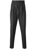 Officine Generale - Tailored Trousers - Men - Wool - 52, Grey, Wool