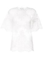 Ermanno Scervino Ss Lace Top 70%vi 30%pa - White
