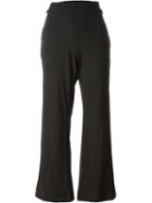 Yohji Yamamoto Vintage Flared Trousers, Women's, Size: 2, Black