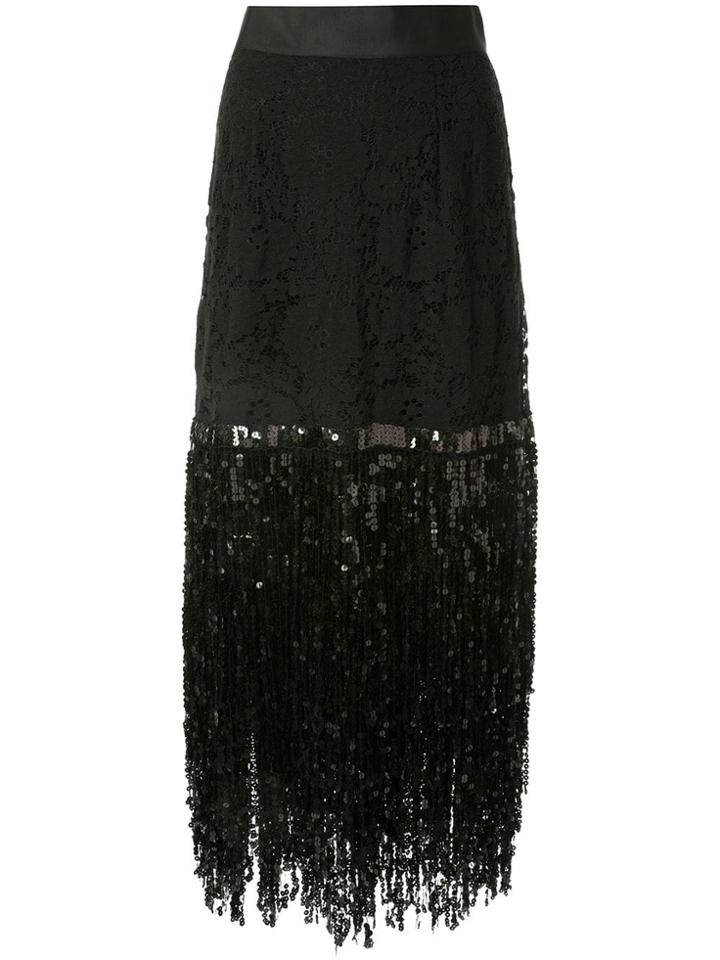 Romance Was Born Disco Dame Skirt - Black