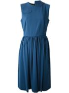 Marc By Marc Jacobs 'yumi' Crepe Dress, Women's, Size: 4, Blue, Polyester/triacetate