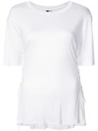 Jean Atelier Laced Detail T-shirt - White