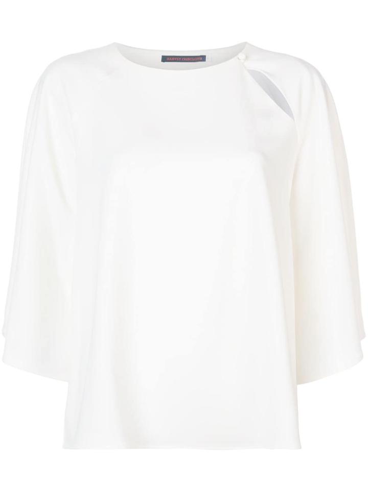 Harvey Faircloth Loose-fit Blouse - White