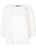 Harvey Faircloth Loose-fit Blouse - White