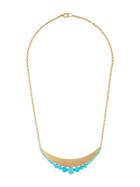 Irene Neuwirth 18kt Yellow Gold Kingsman Turquoise Bead Pendant