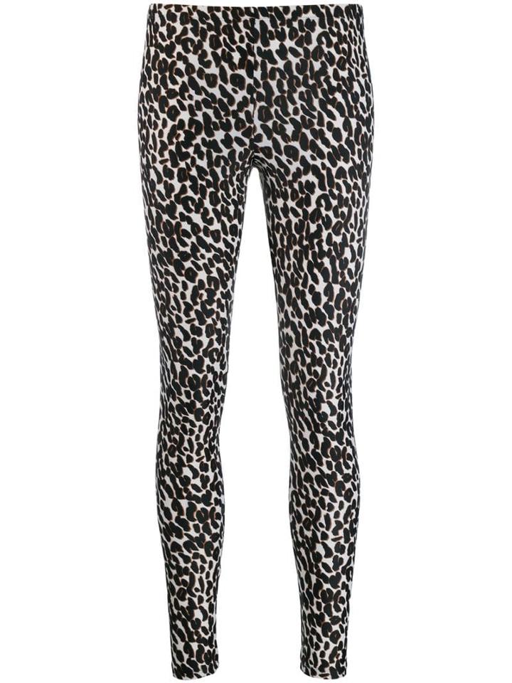 La Doublej Leopard-print Leggings - Neutrals