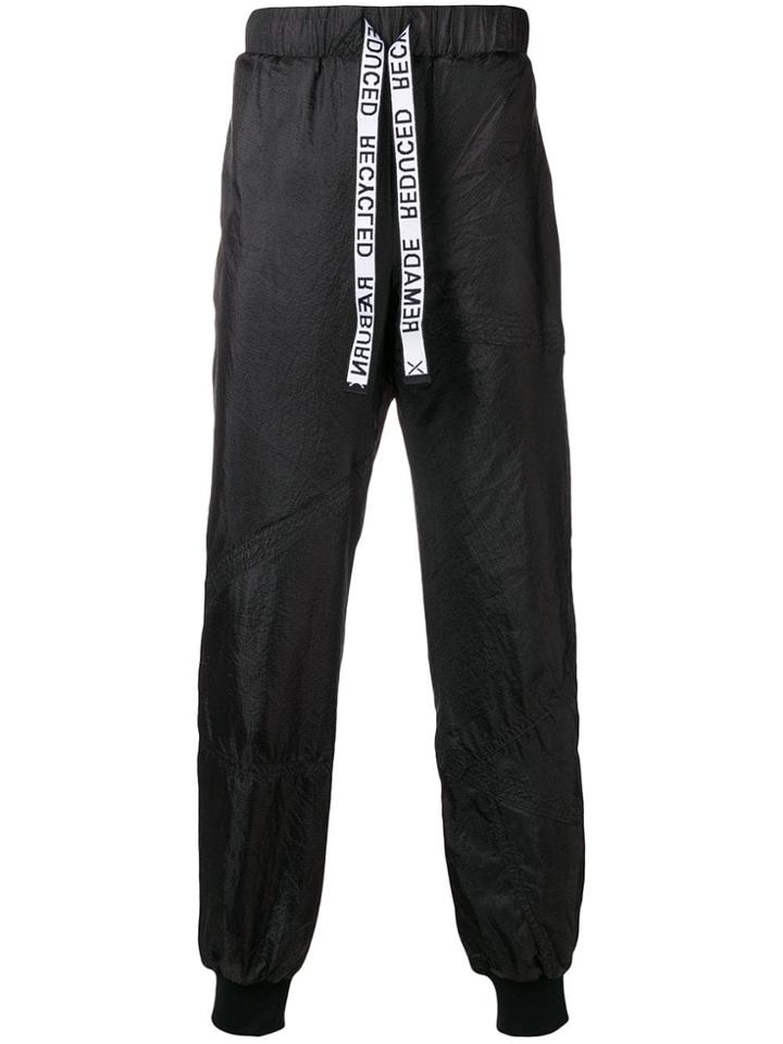 Raeburn Parachute Track Pants - Black