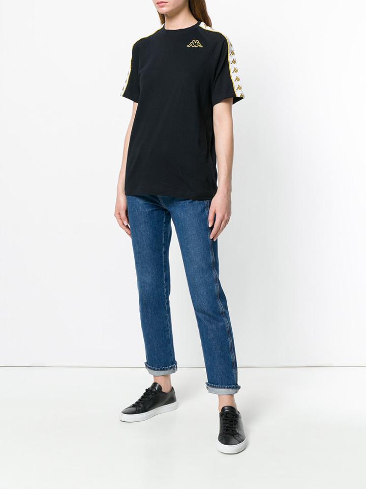Kappa Logo Patch T-shirt - Black