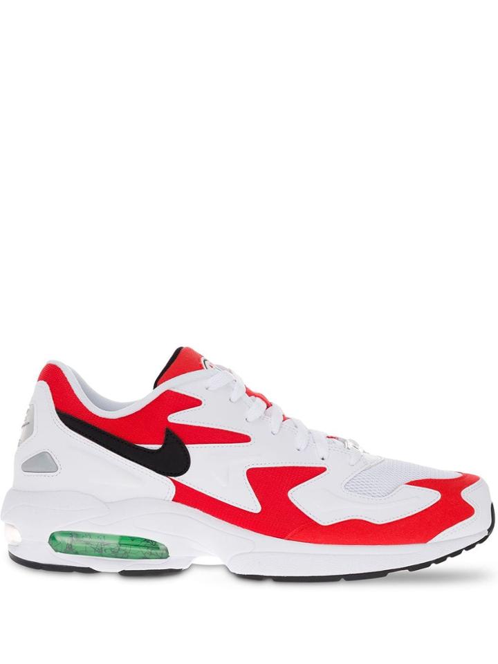 Nike Air Max 2 Light Habanero Sneakers - White