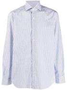Barba Striped Long-sleeve Shirt - White