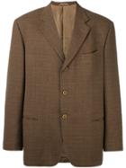 Romeo Gigli Vintage Prince Of Wales Check Blazer - Brown