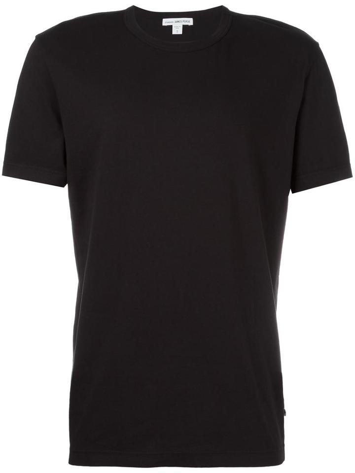 James Perse Plain T-shirt, Men's, Size: 0, Black, Cotton