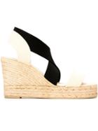 Castañer Bernard Wedge Espadrilles, Women's, Size: 41, Nude/neutrals, Linen/flax/leather/rubber