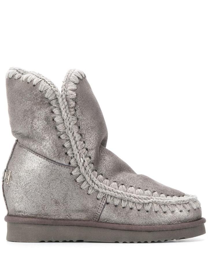 Mou Mou Mufw121000b Dui Artificial->artificial Leather - Grey