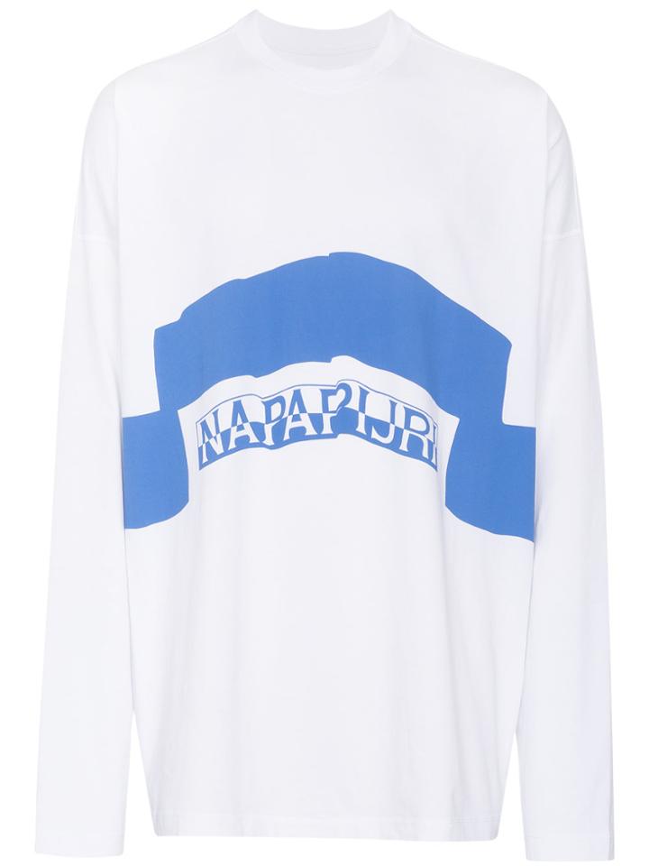 Napa By Martine Rose Napapijri Cotton French Terry Sweatshirt - White