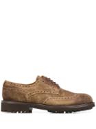 Doucal's Brogue Detailing Oxford Shoes - Brown