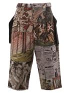 Maison Mihara Yasuhiro Multi Print Cropped Trousers