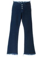 Marques'almeida Bootcut Jeans, Women's, Size: 6, Blue, Cotton