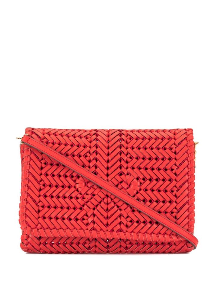 Anya Hindmarch Woven Clutch - Red